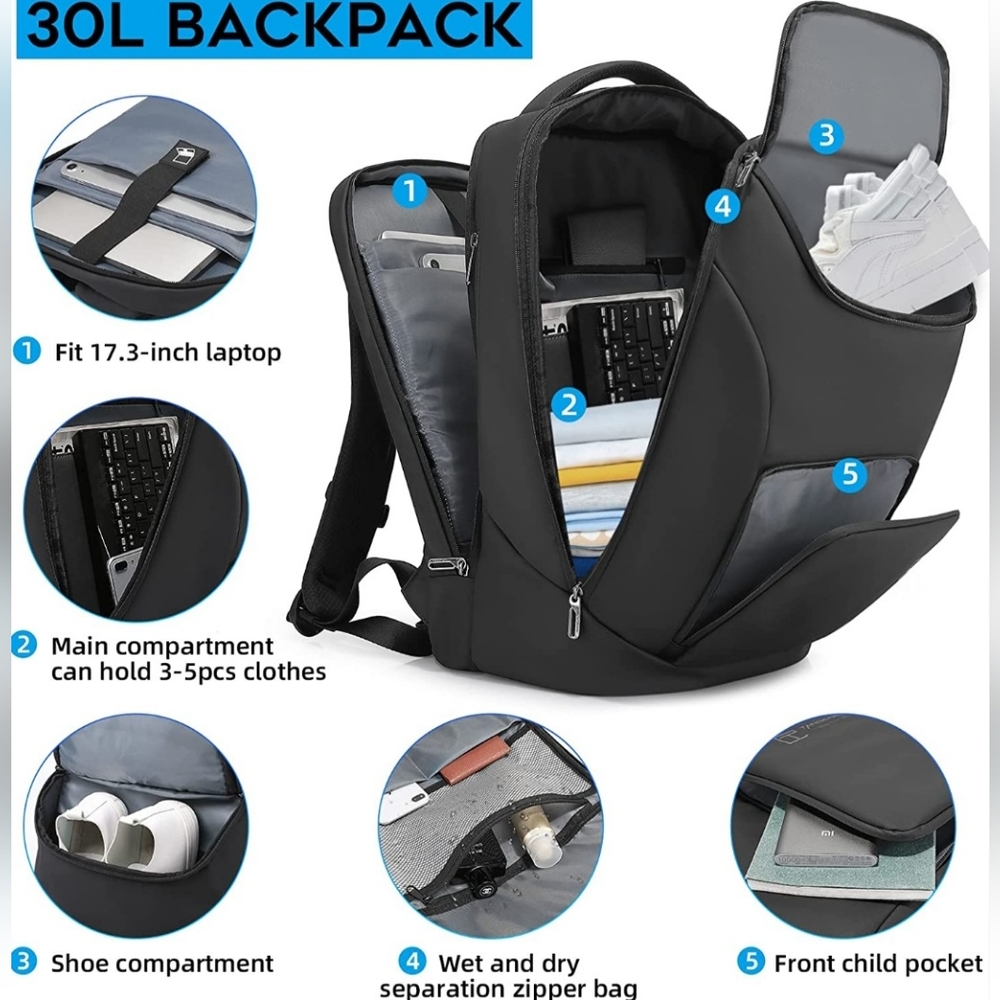 Laptop Backpack - Picture 3 of 9